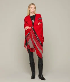 Women Lucchese Outerwear|Capes*Alpaca Fleece Cape