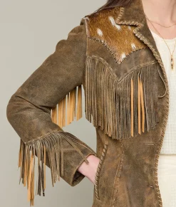 Women Lucchese Outerwear*Axis Fringe Jacket