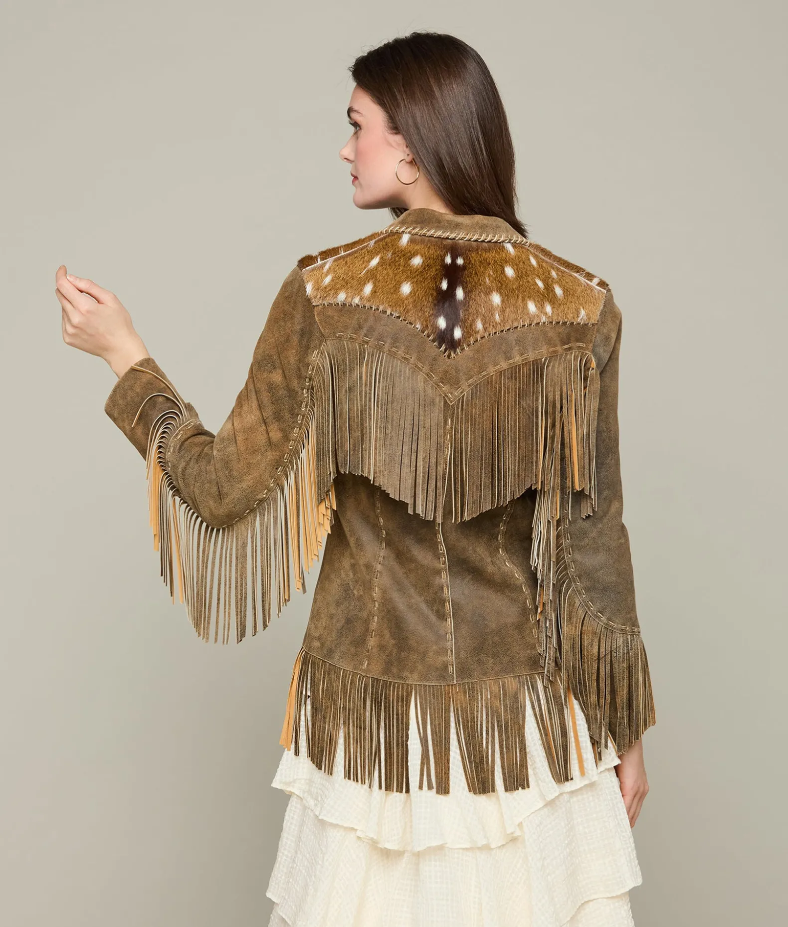 Women Lucchese Outerwear*Axis Fringe Jacket