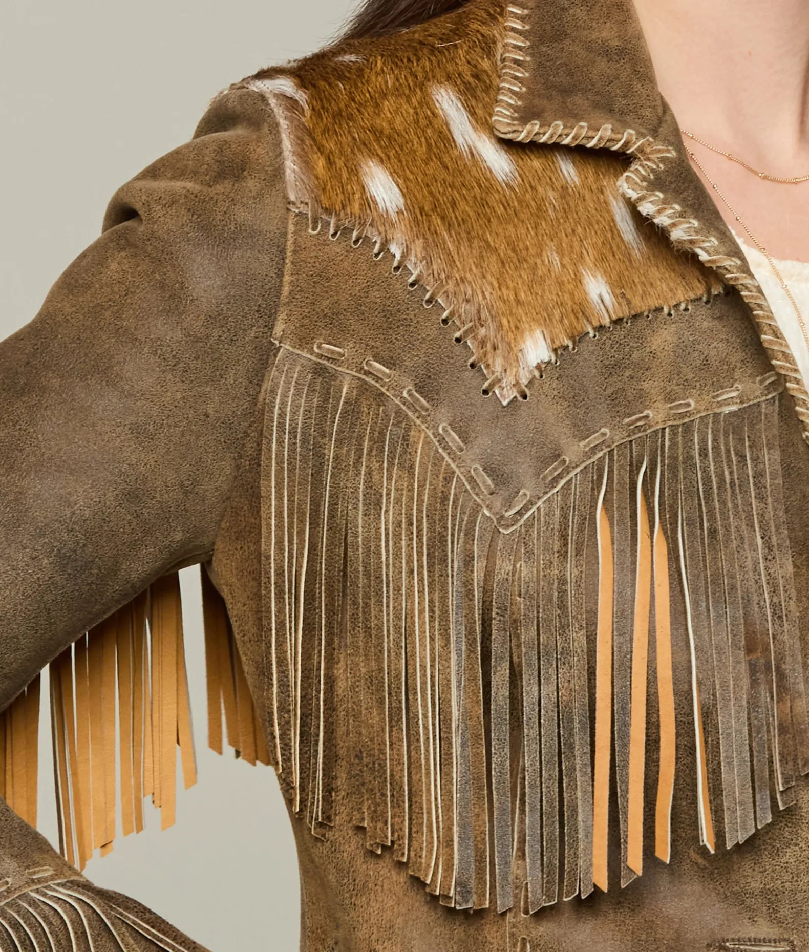 Women Lucchese Outerwear*Axis Fringe Jacket