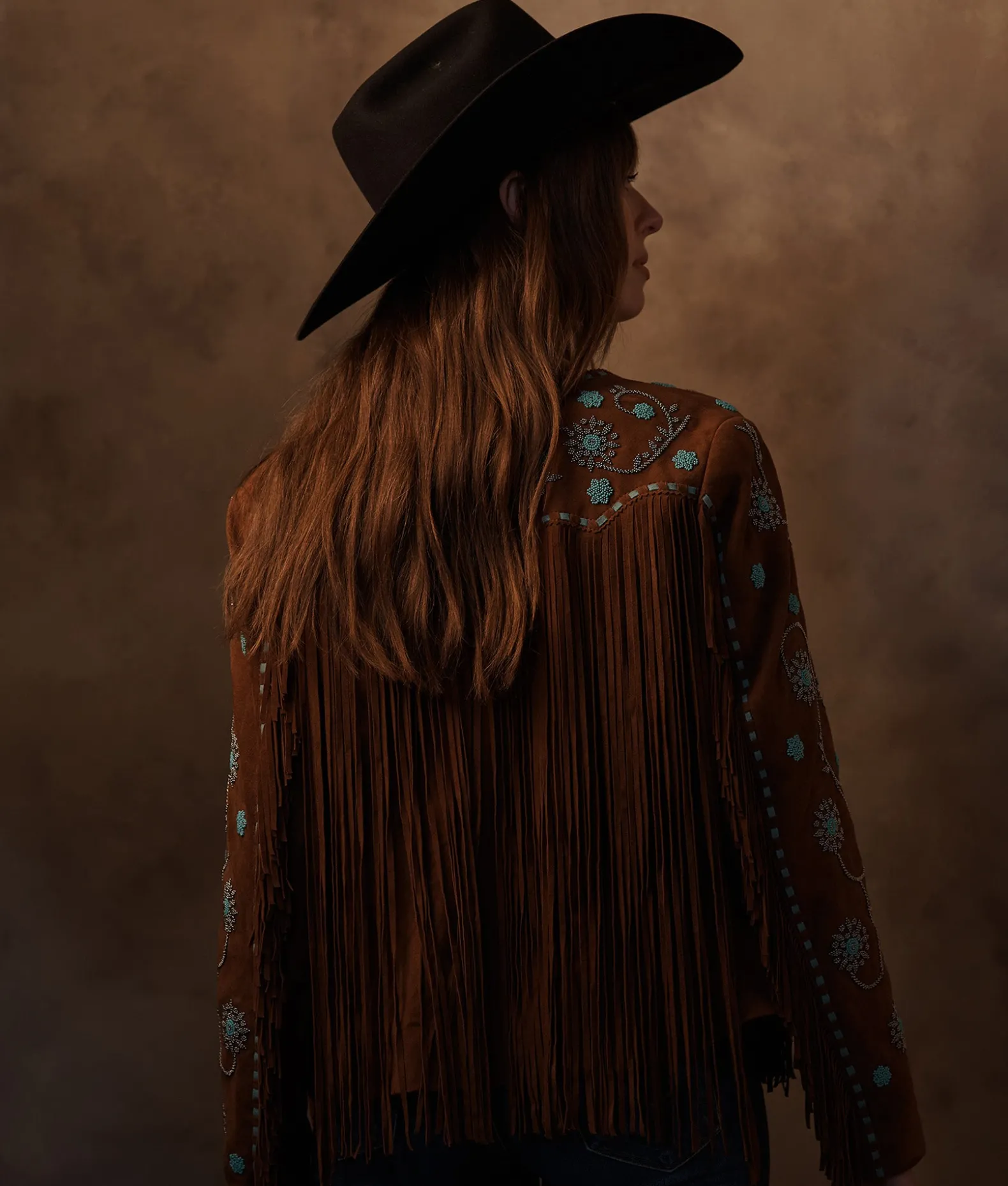Women Lucchese Outerwear*Beaded Fringe Jacket