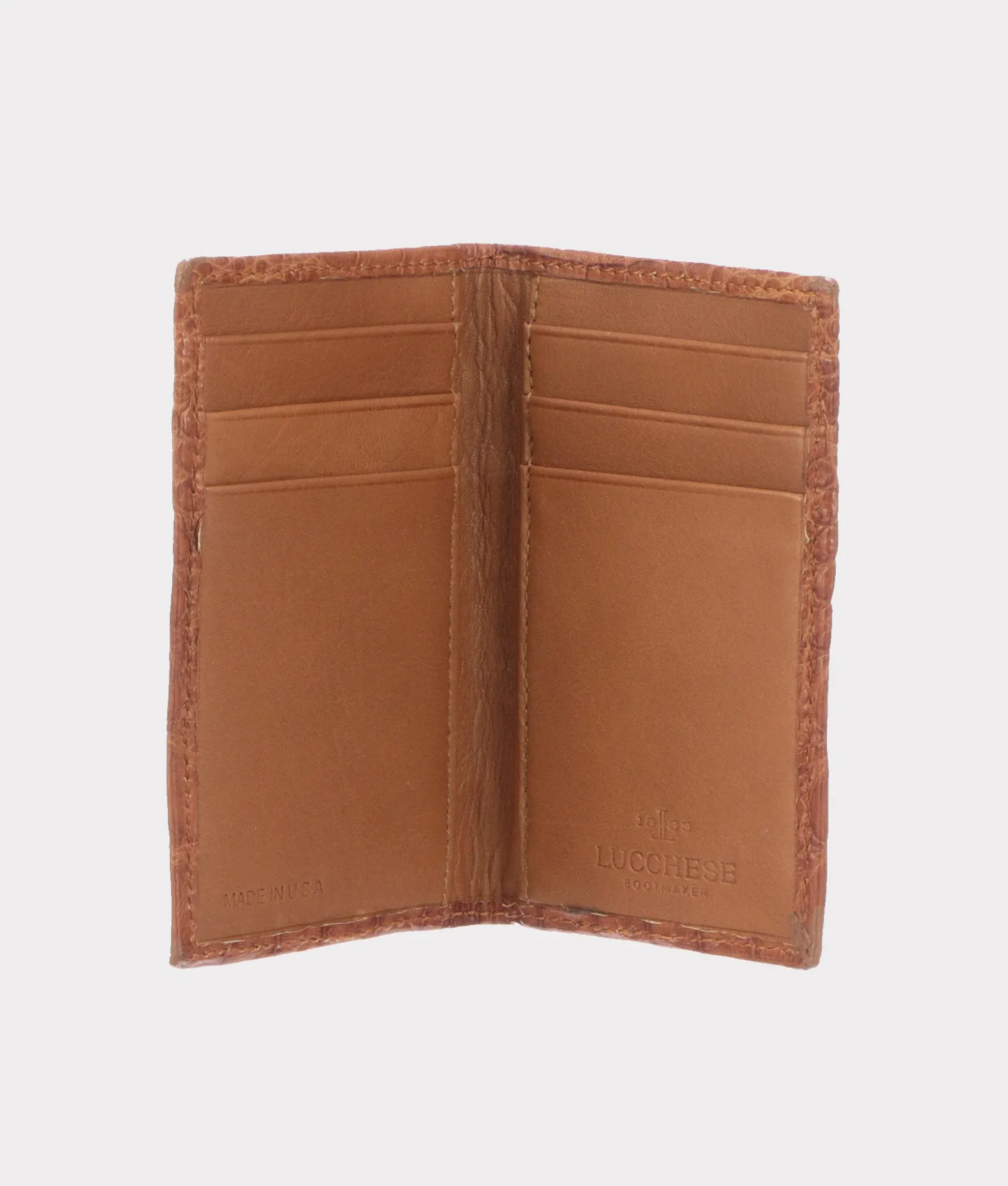 Women Lucchese Small Leather Goods|Small Leather Goods*Bifold Wallet – Crocodile