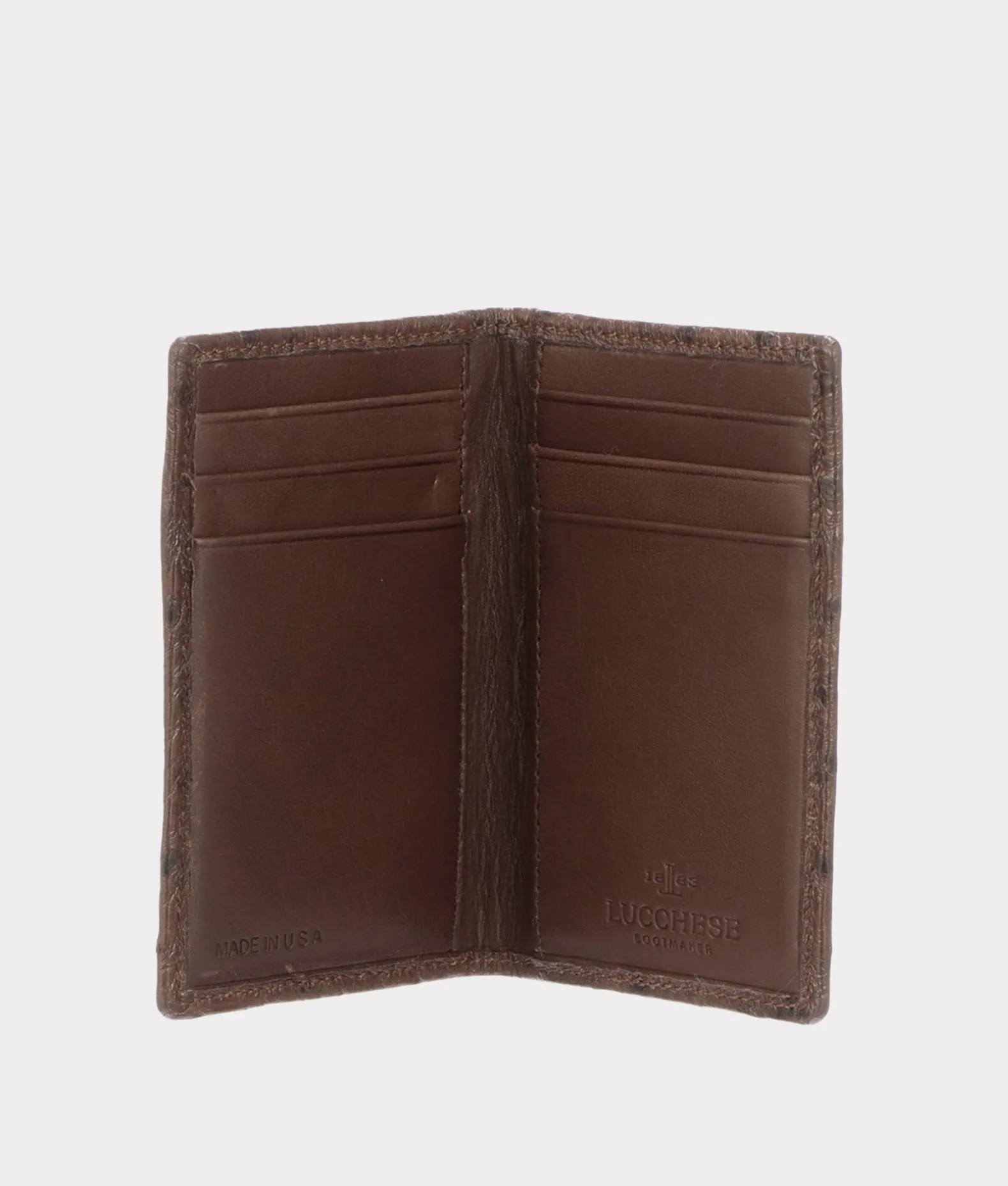 Women Lucchese Small Leather Goods|Small Leather Goods*Bifold Wallet – Ostrich