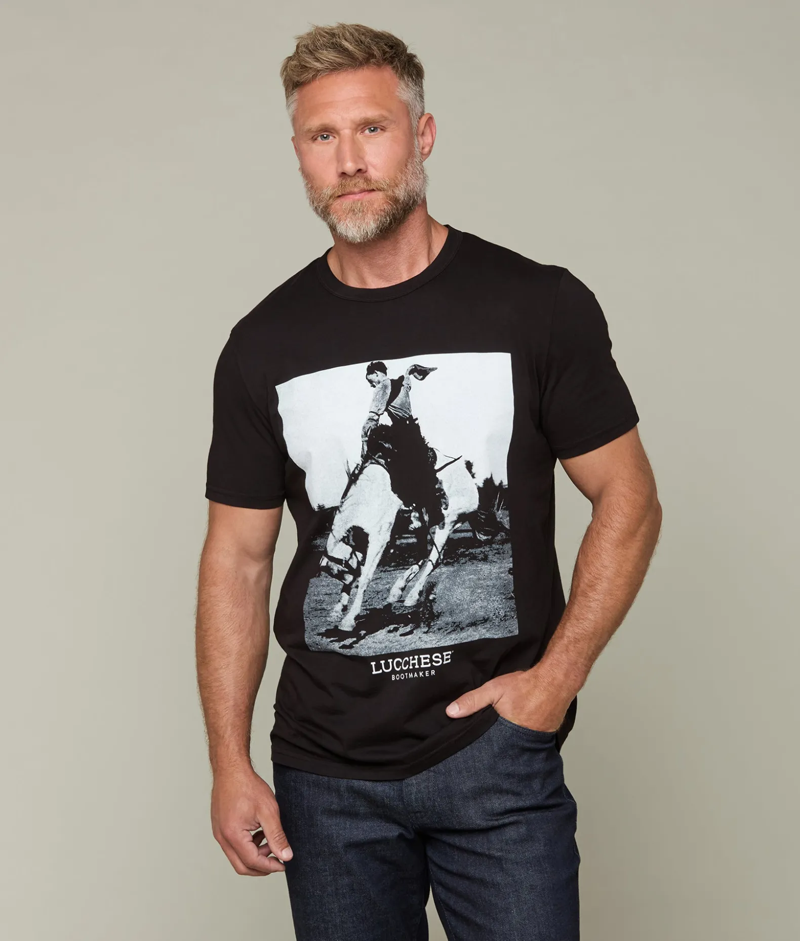Women Lucchese Tops|Tops*Buck Tee