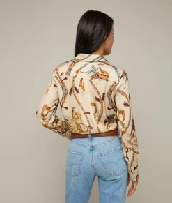Women Lucchese Tops*Carolina Blouse