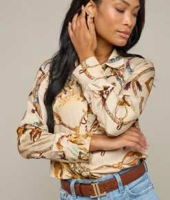 Women Lucchese Tops*Carolina Blouse