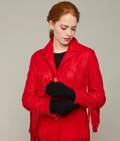 Women Lucchese Gloves*Cashmere Tech Gloves