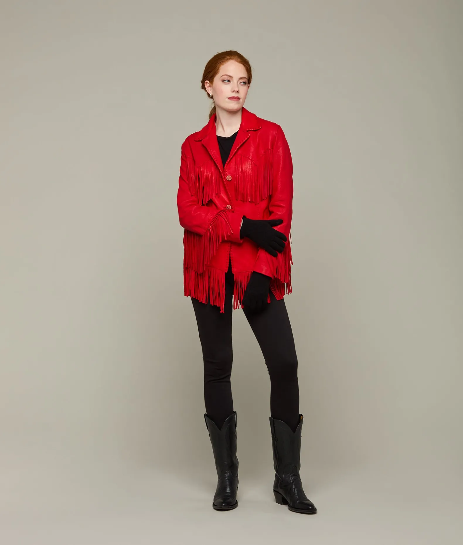 Women Lucchese Gloves*Cashmere Tech Gloves