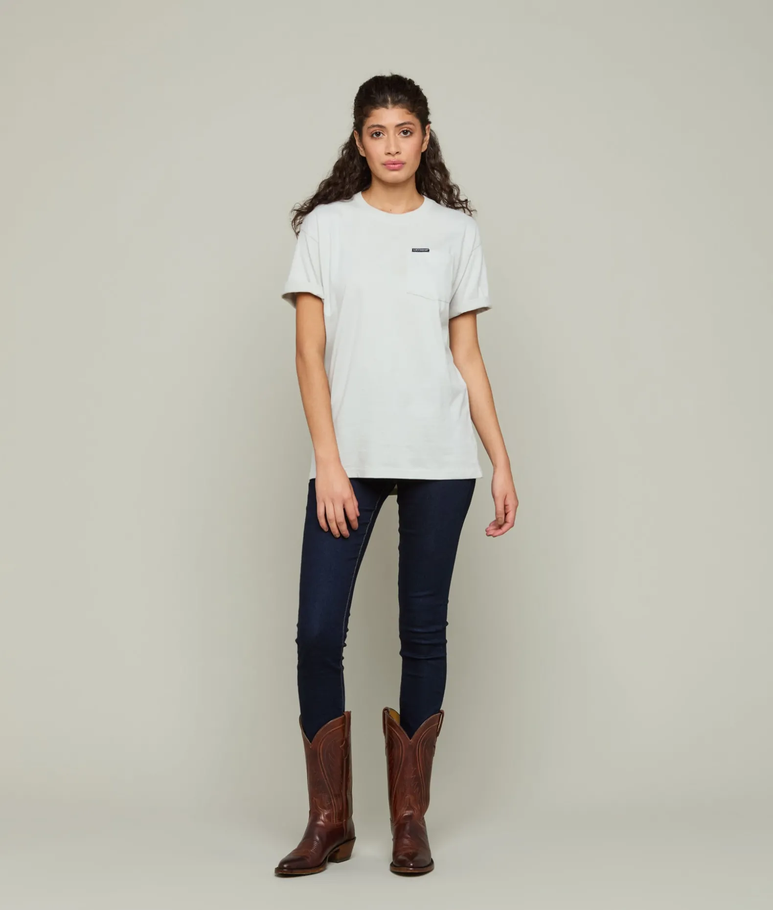 Women Lucchese Tops|Tops*Cavalry Pocket Tee