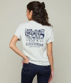 Women Lucchese Tops|Tops*Cavalry Pocket Tee