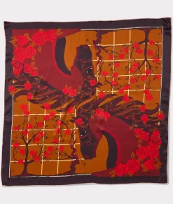 Women Lucchese Scarves*Cavalry Rose Scarf