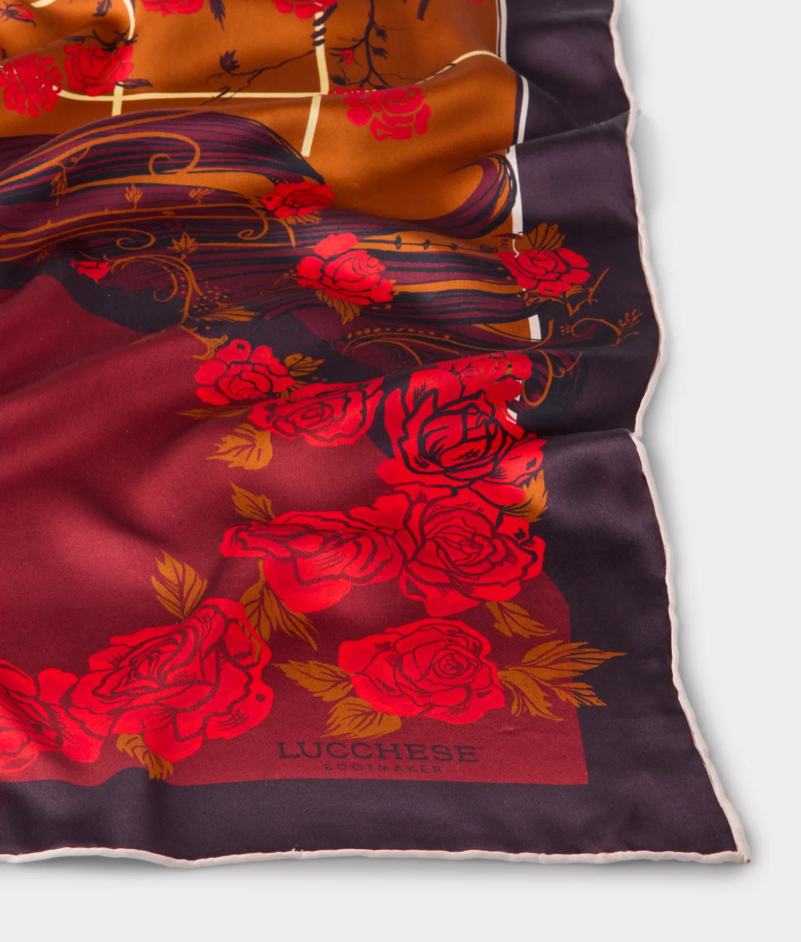 Women Lucchese Scarves*Cavalry Rose Scarf