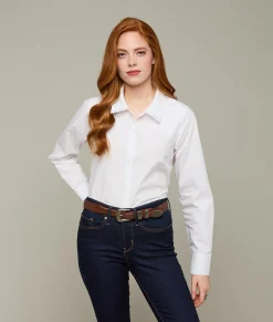 Women Lucchese Tops*Classic Poplin Shirt