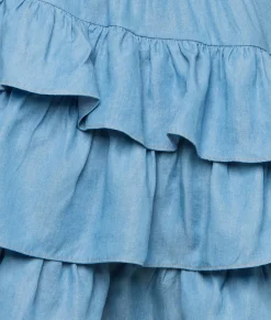 Women Lucchese Bottoms*Cora Diagonal Ruffle Skirt
