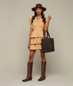 Women Lucchese Handbags|Travel*Cosimo Carryall Tote