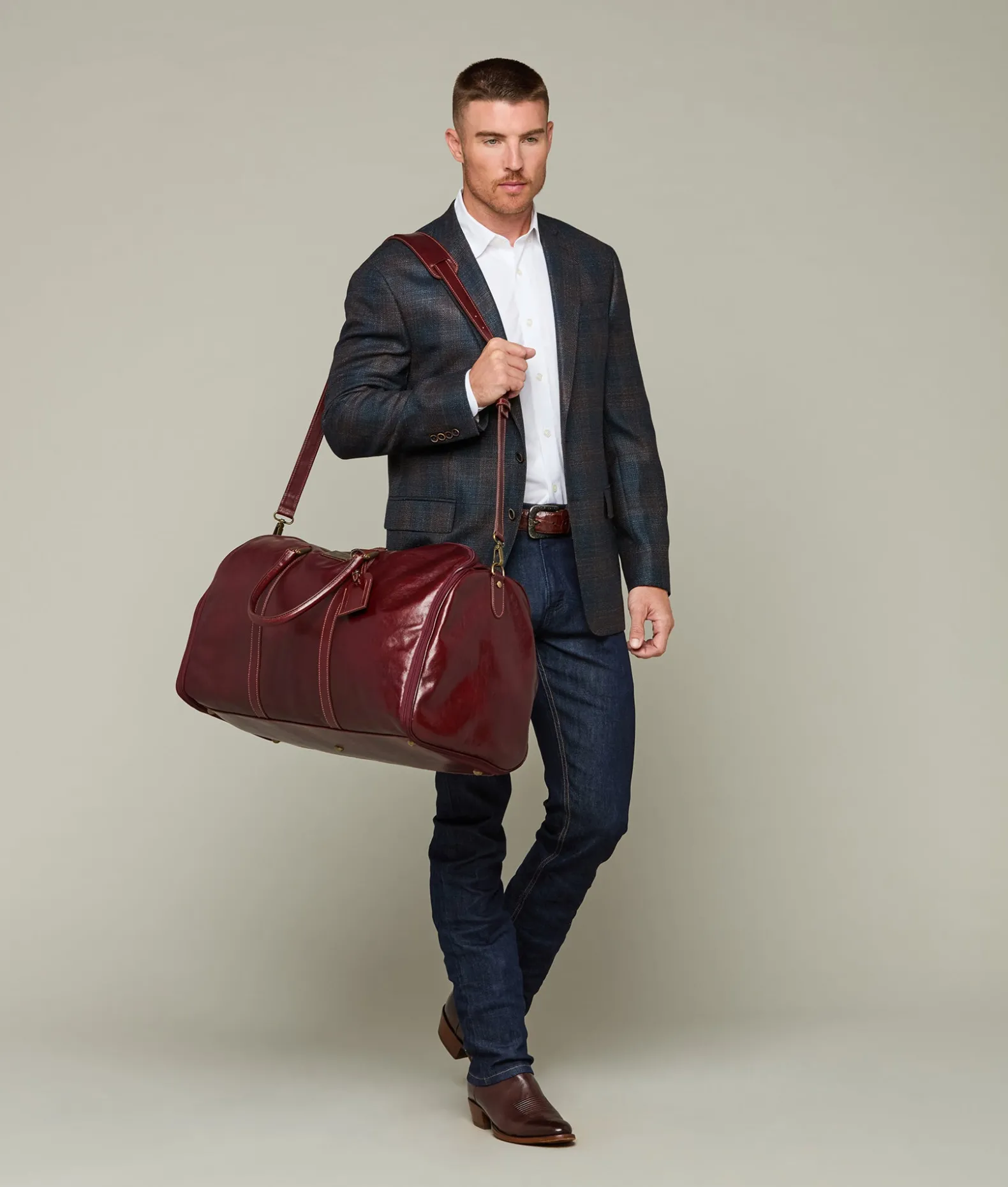 Lucchese Travel*Cosimo Garment Duffle