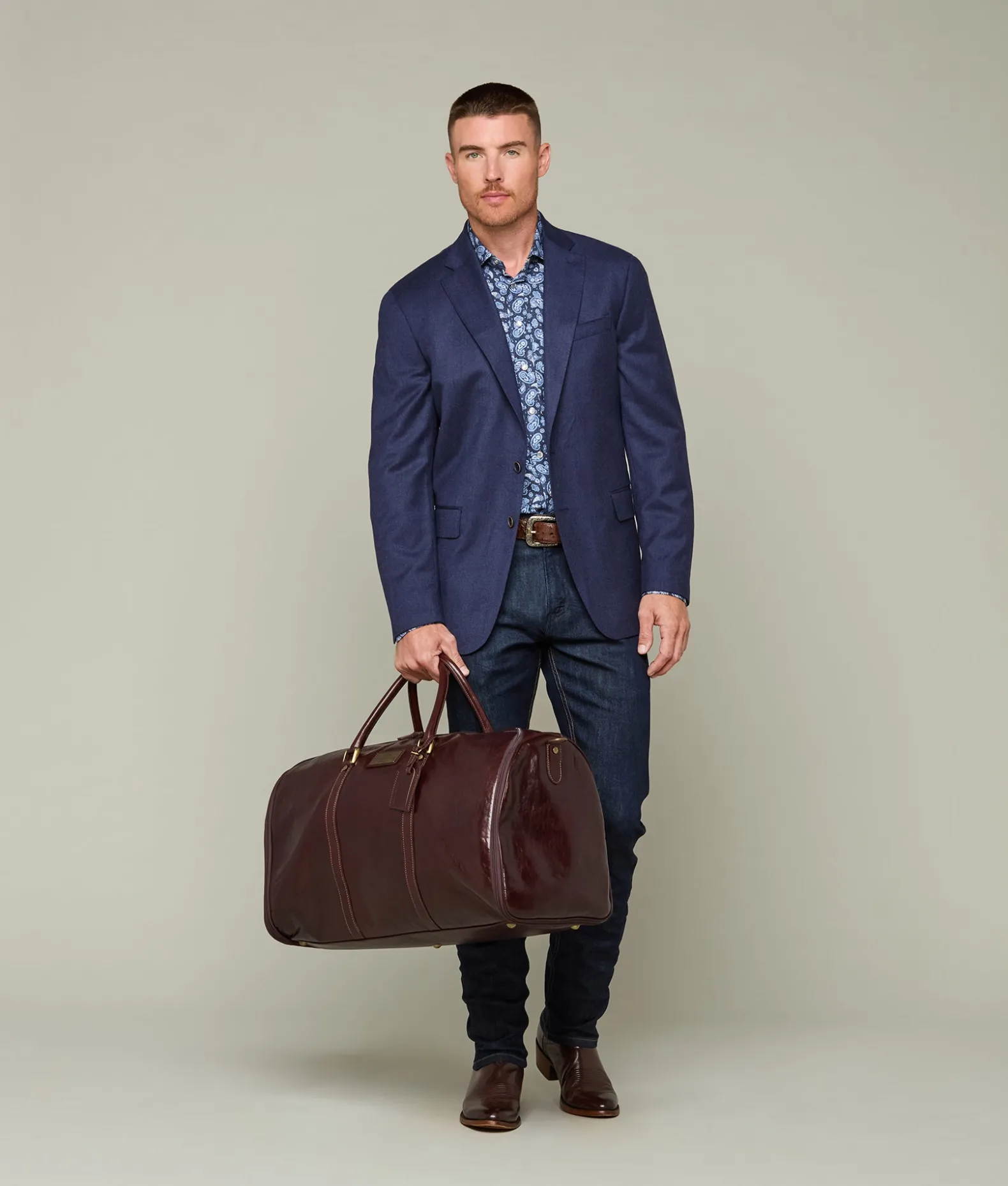 Lucchese Travel*Cosimo Garment Duffle