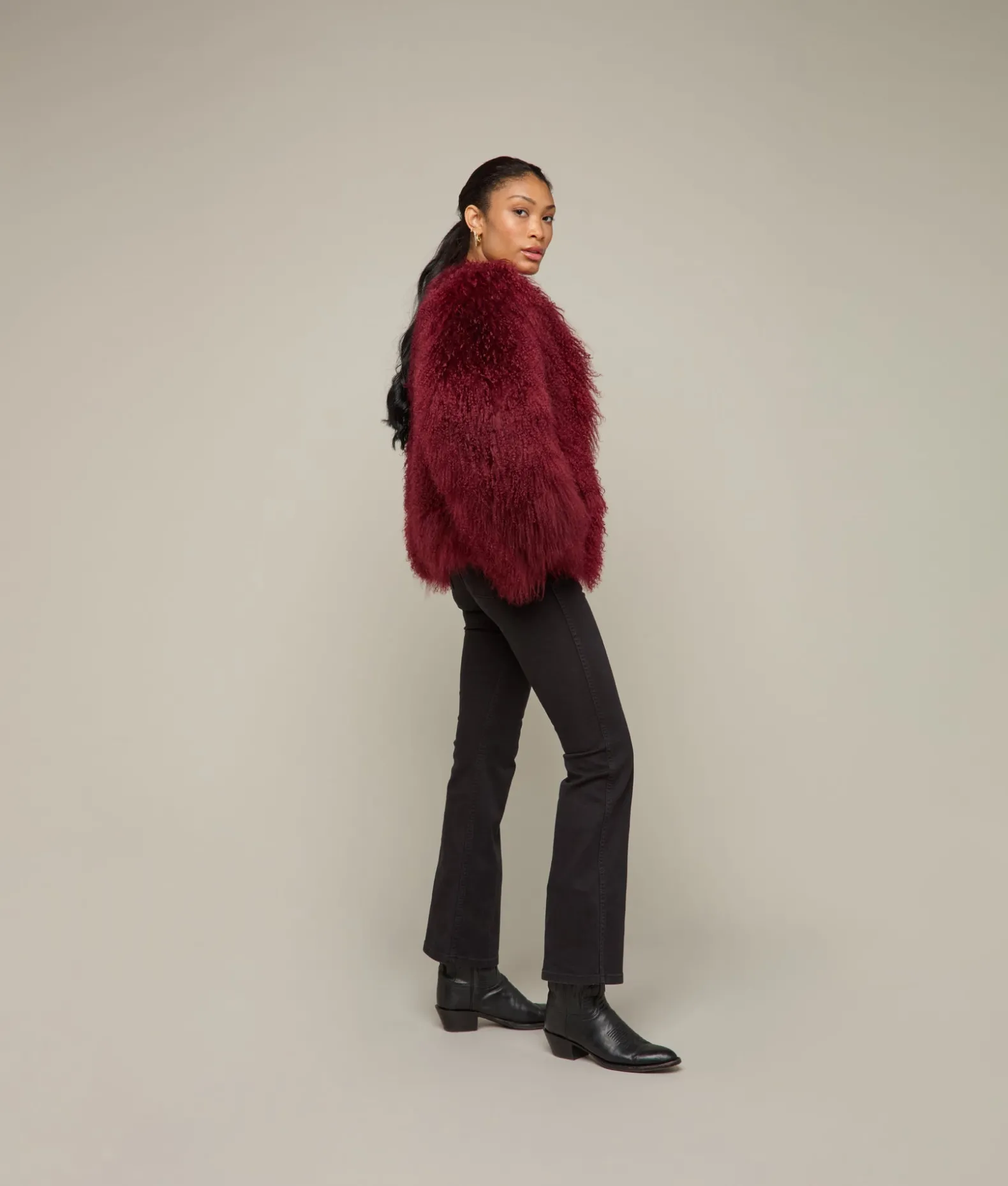 Women Lucchese Furs|Outerwear*Curly Shearling Jacket