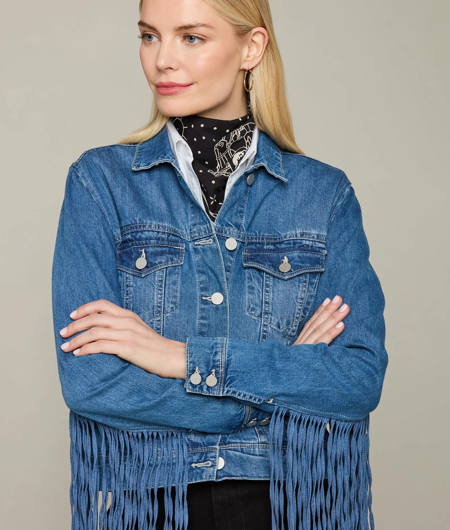 Women Lucchese Outerwear*Fringe Jacket