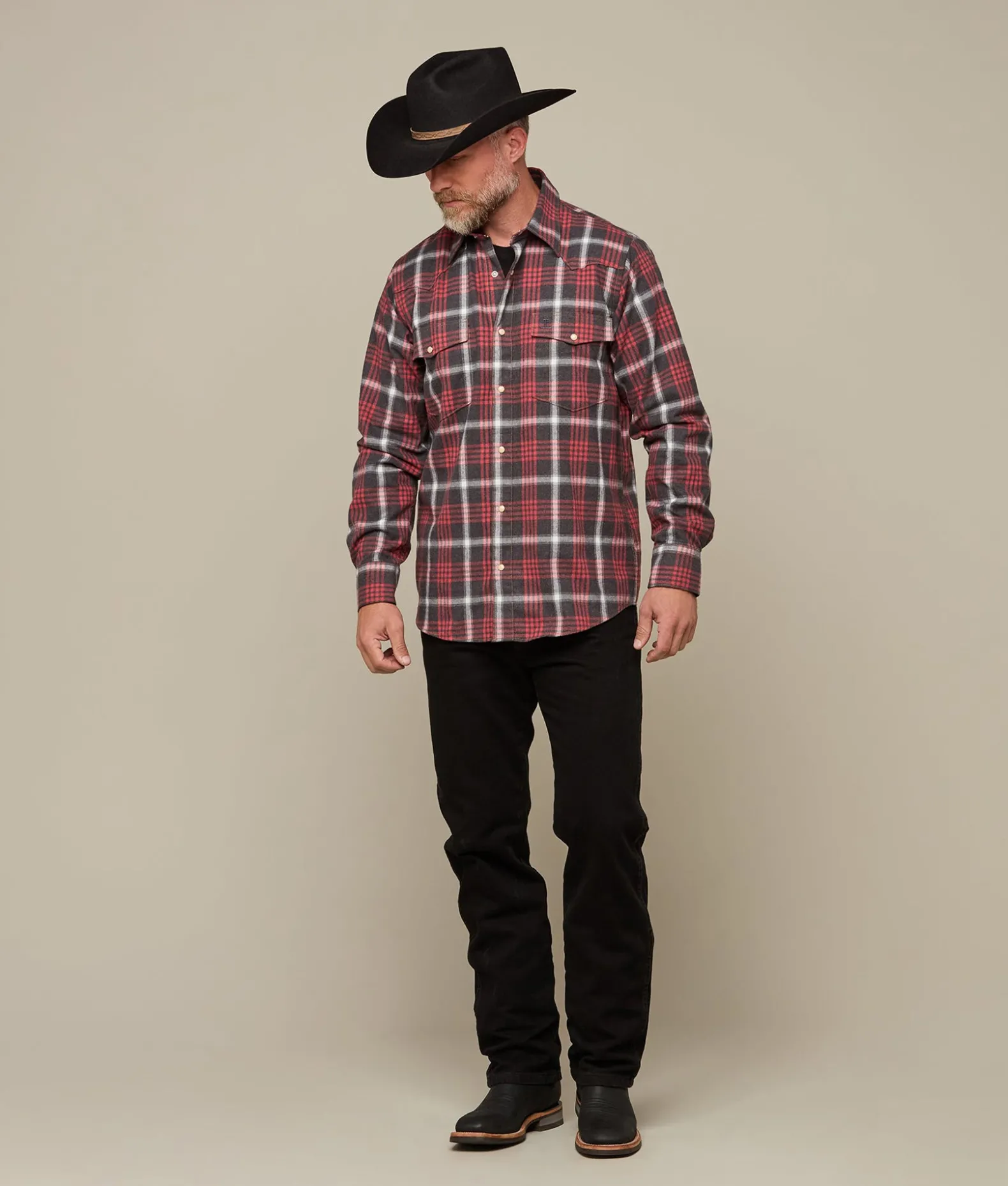 Lucchese Tops*Denver Flannel