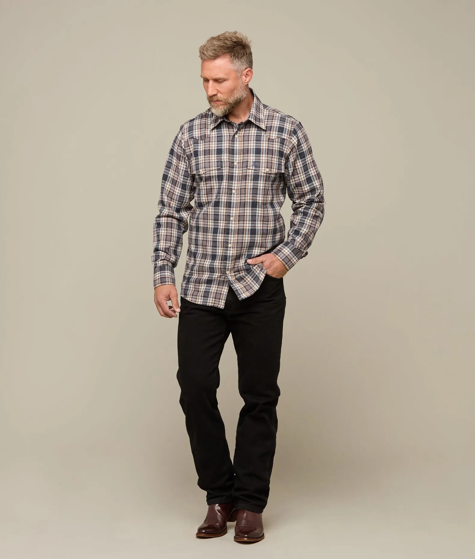 Lucchese Tops*Denver Flannel