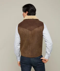 Lucchese Outerwear*Dustin Yoked Shearling Vest