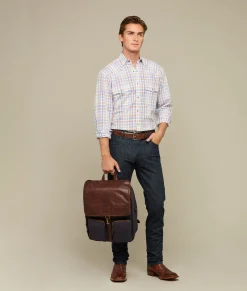 Lucchese Travel*Everyday Waxed Canvas Backpack