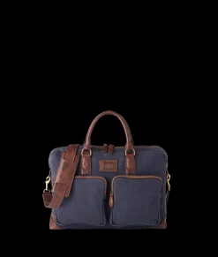 Lucchese Travel*Everyday Waxed Canvas Briefcase