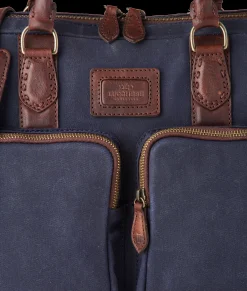 Lucchese Travel*Everyday Waxed Canvas Briefcase