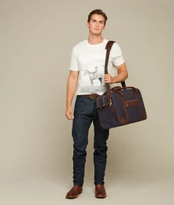 Women Lucchese Travel|Travel*Everyday Waxed Canvas Cowboy Bag