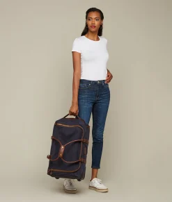 Women Lucchese Travel|Travel*Everyday Waxed Canvas Rolling Duffle