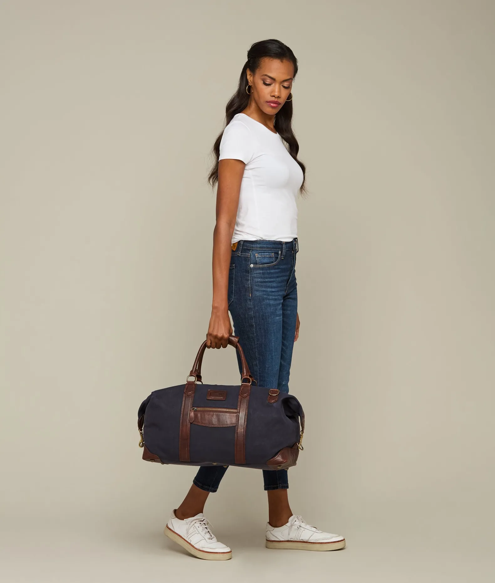 Women Lucchese Travel|Travel*Everyday Waxed Canvas Weekender