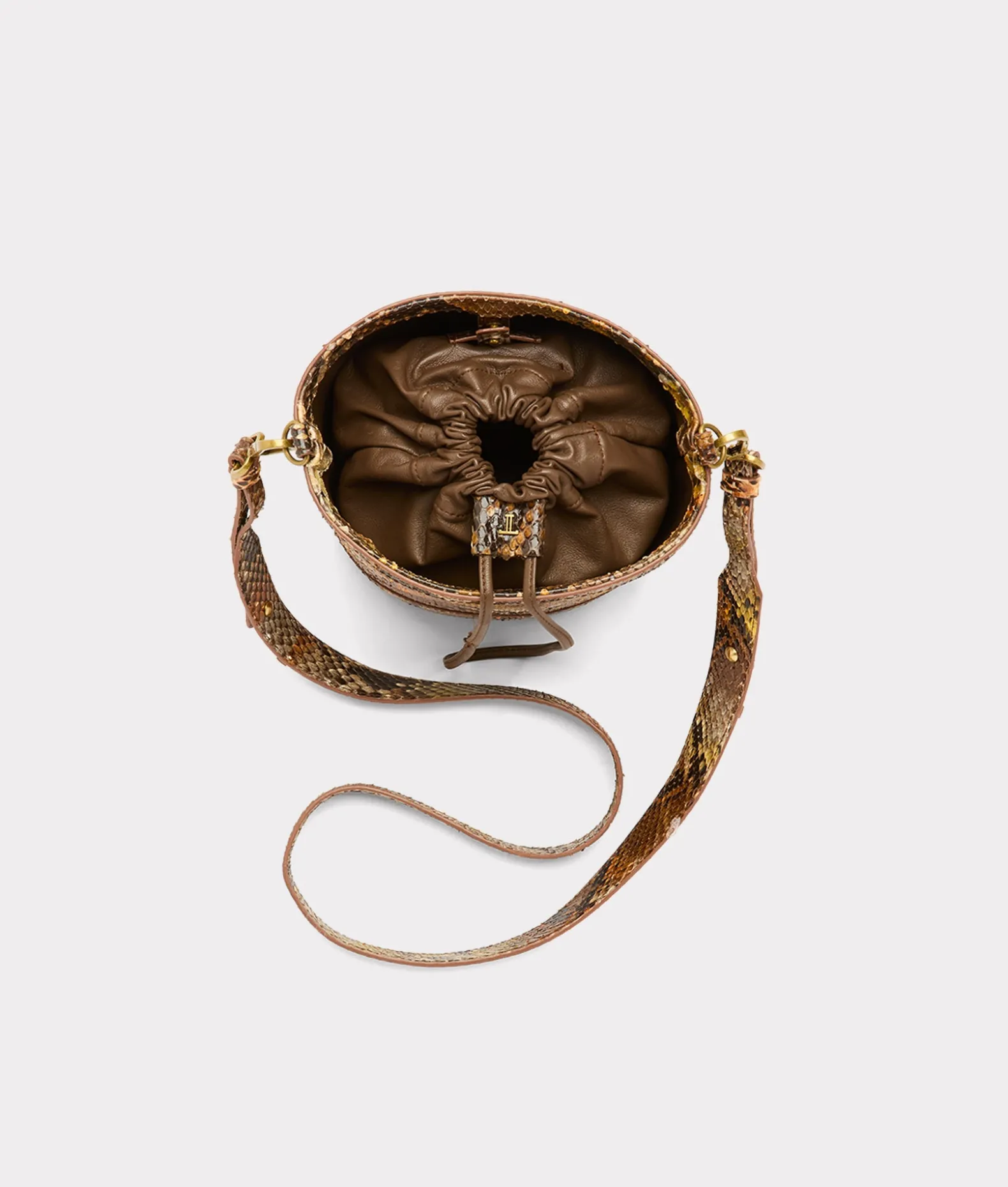 Women Lucchese Handbags*Fallon Exotic Bucket Bag