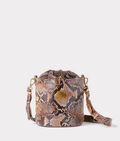 Women Lucchese Handbags*Fallon Exotic Bucket Bag