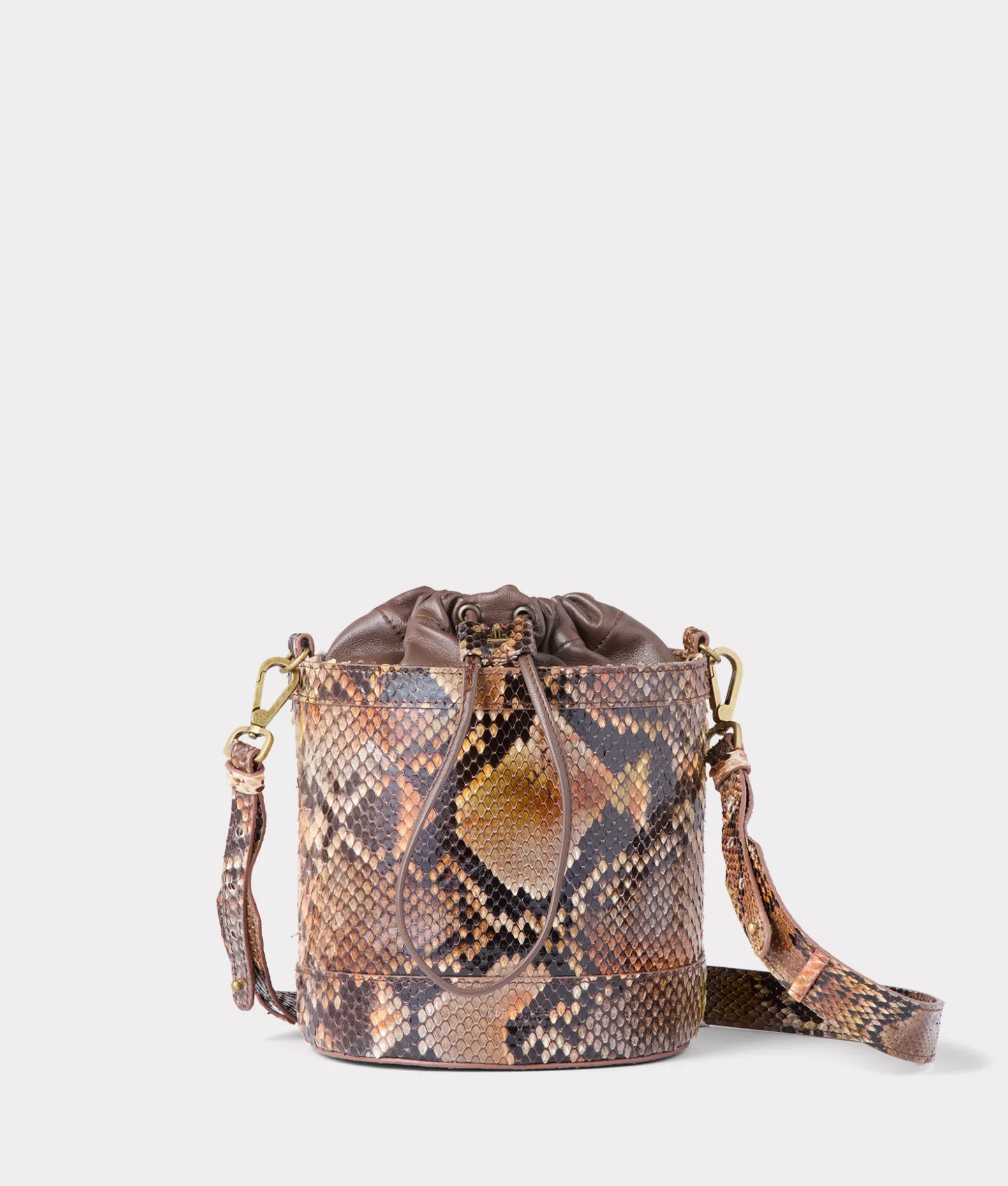 Women Lucchese Handbags*Fallon Exotic Bucket Bag