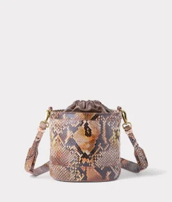 Women Lucchese Handbags*Fallon Exotic Bucket Bag