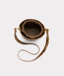 Women Lucchese Handbags*Fallon Exotic Bucket Bag
