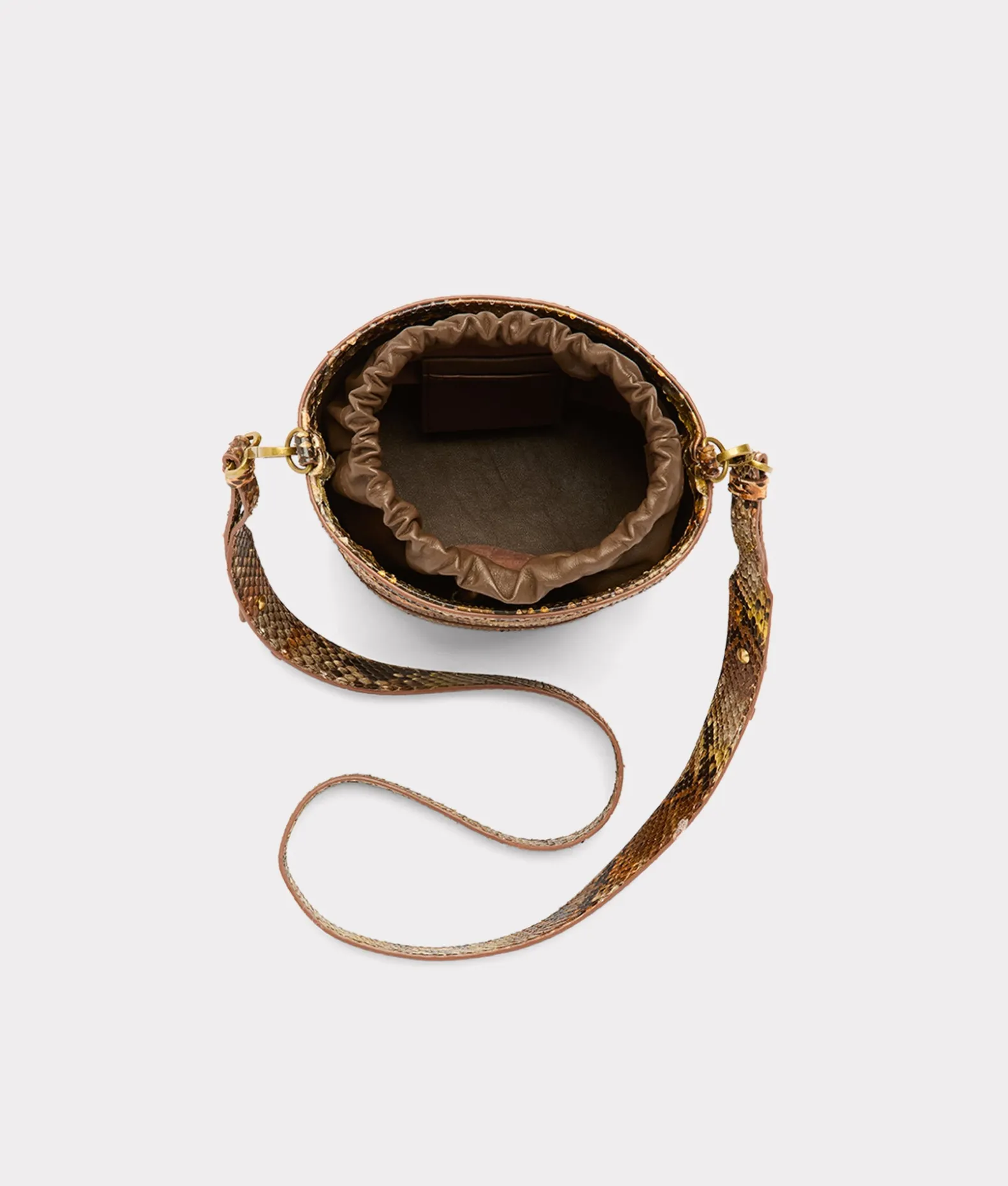 Women Lucchese Handbags*Fallon Exotic Bucket Bag