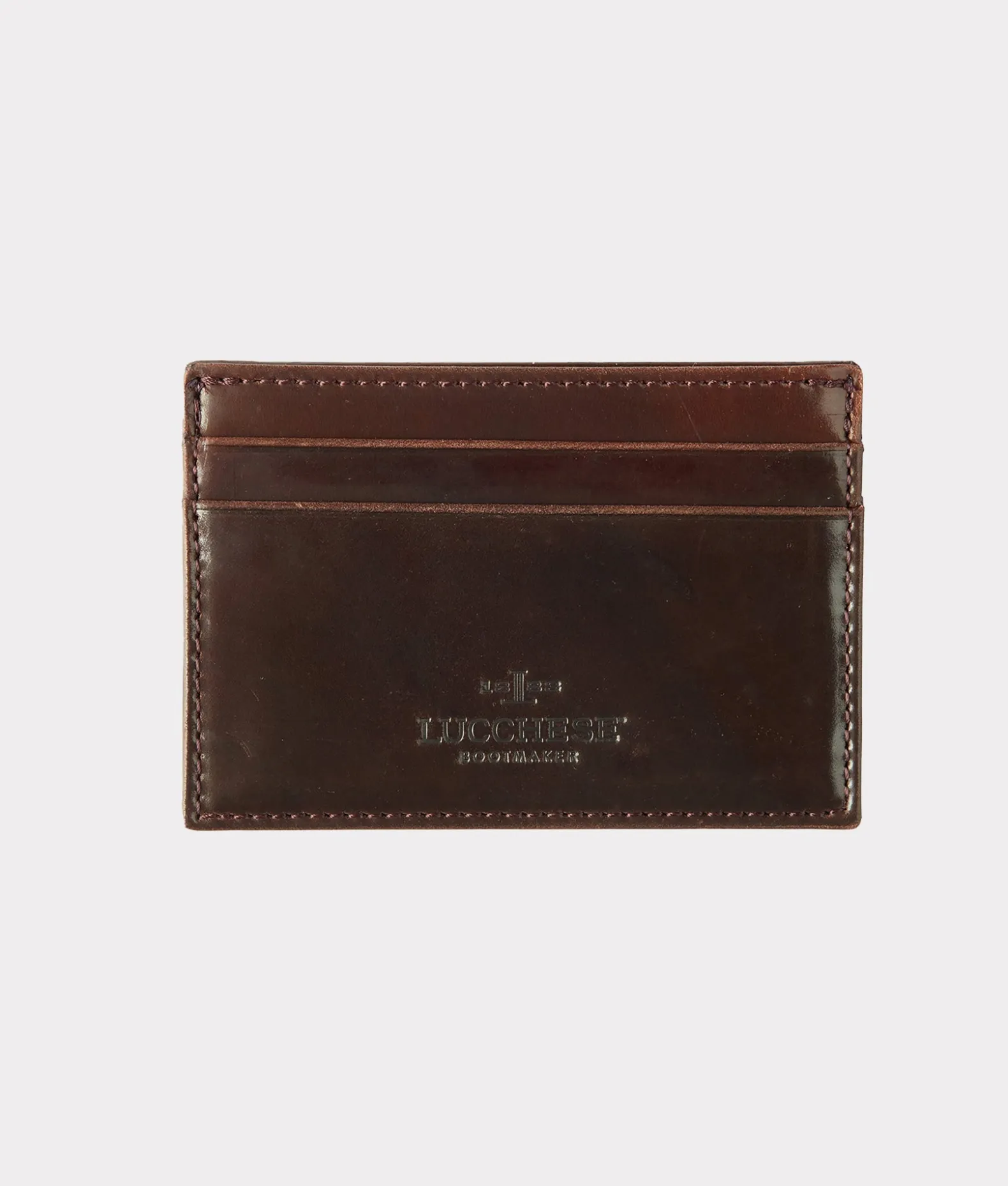 Women Lucchese Small Leather Goods|Small Leather Goods*Flat Card Case - Cordovan