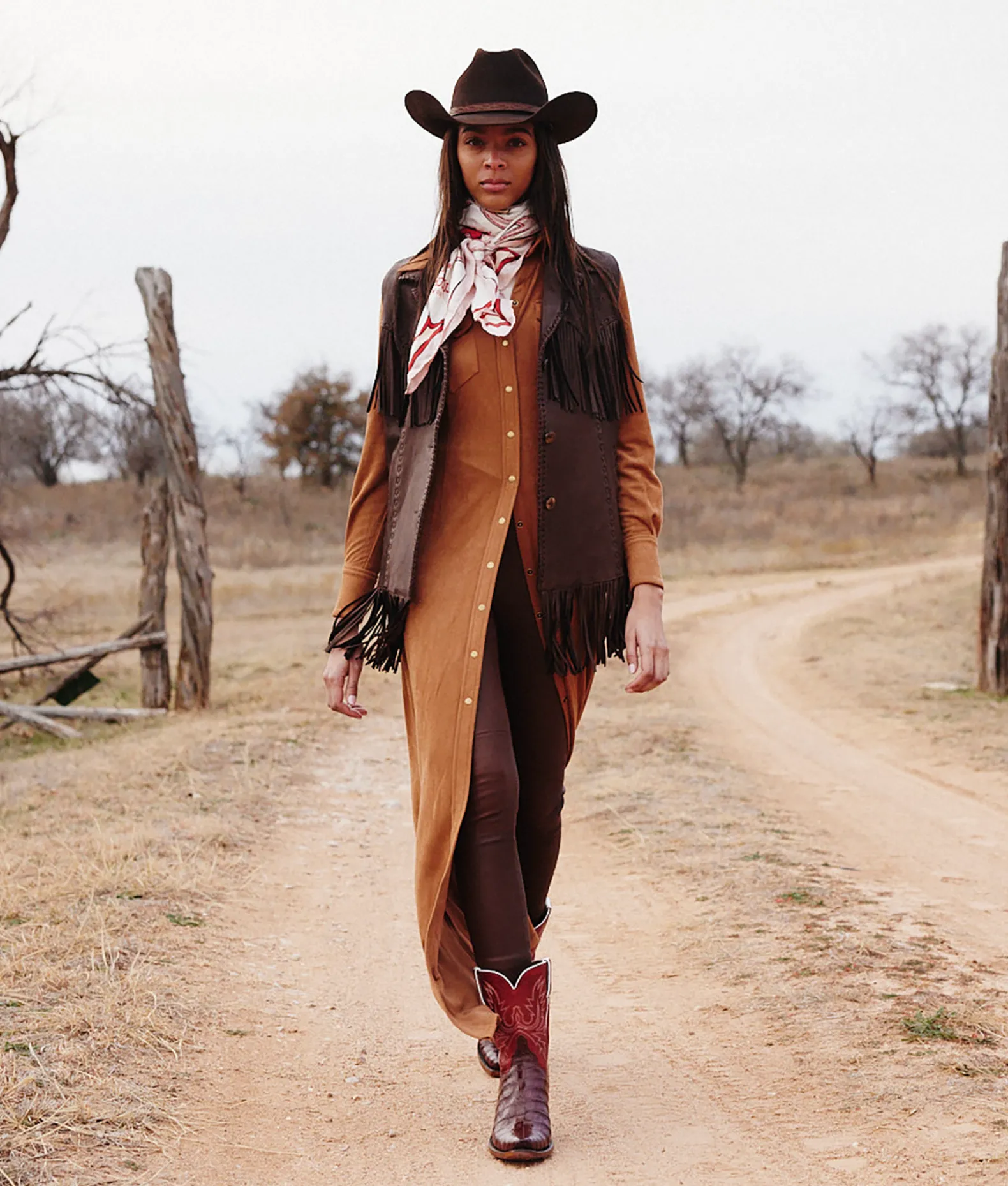 Women Lucchese Outerwear*Fringe Vest