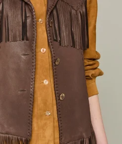 Women Lucchese Outerwear*Fringe Vest