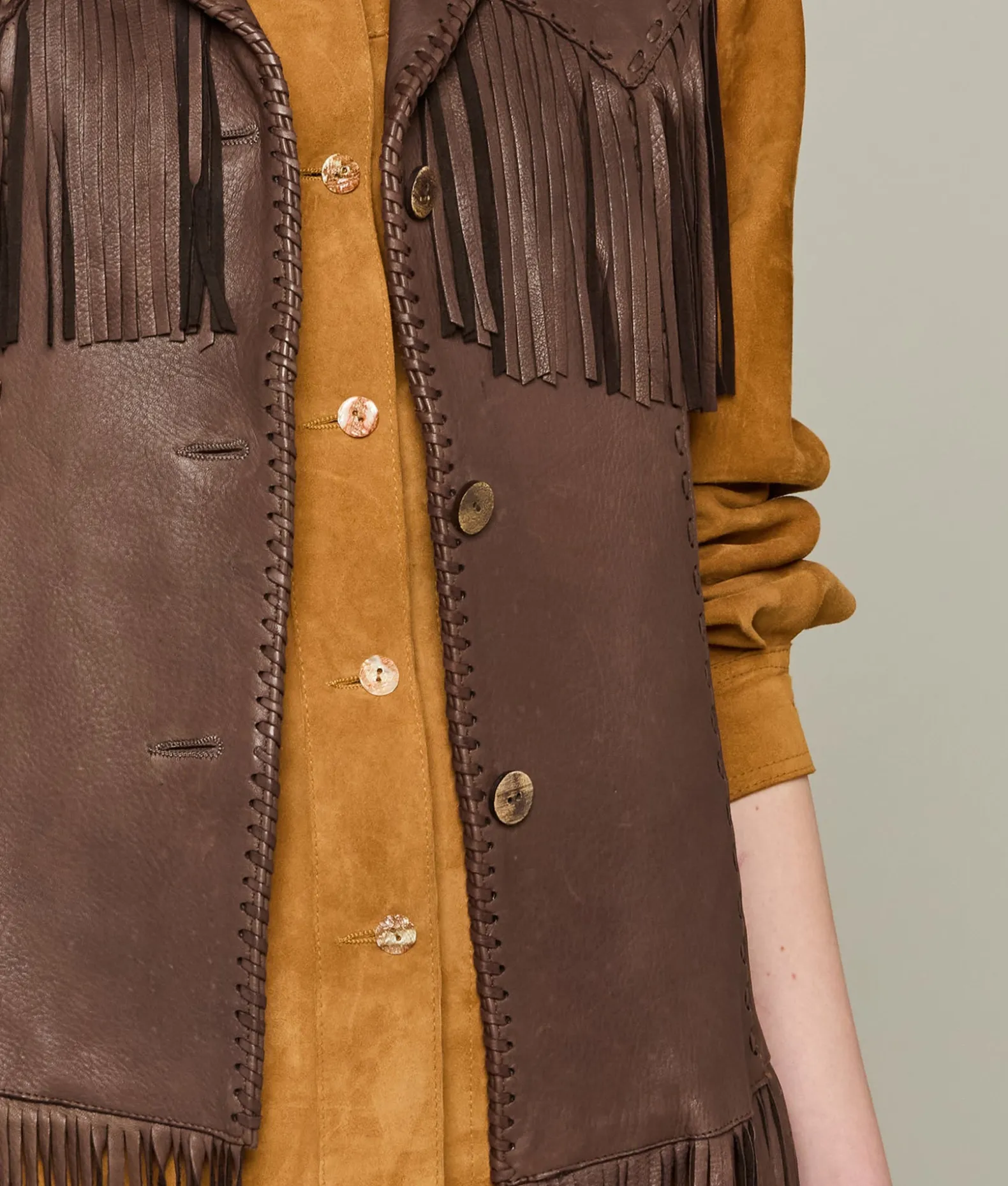 Women Lucchese Outerwear*Fringe Vest