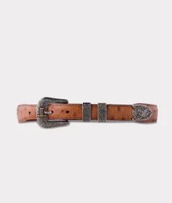 Women Lucchese Belts|Belts & Belt Accessories*Full Quill Ostrich Tapered