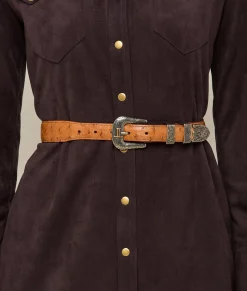 Women Lucchese Belts|Belts & Belt Accessories*Full Quill Ostrich Tapered