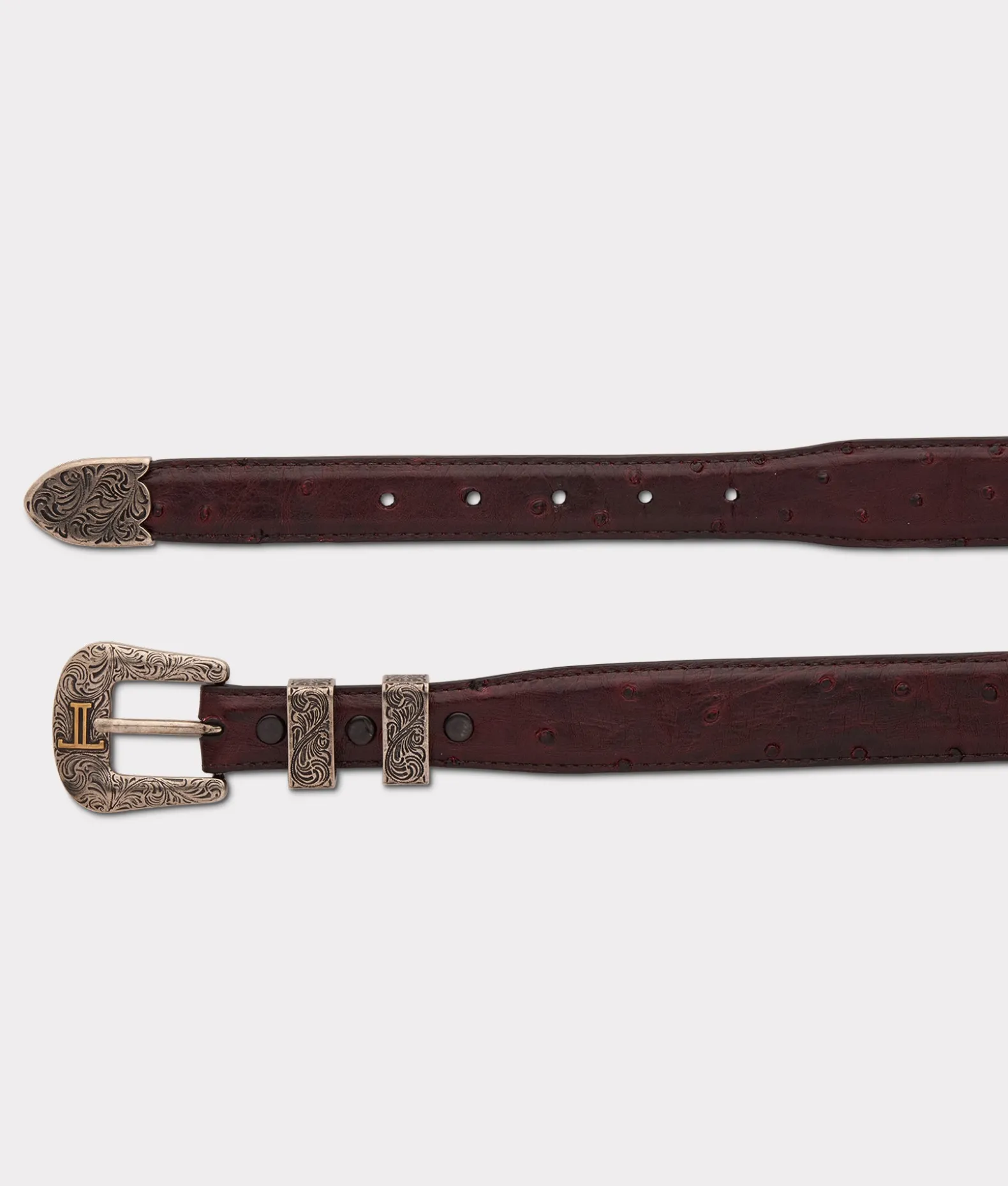 Women Lucchese Belts|Belts & Belt Accessories*Full Quill Ostrich Tapered
