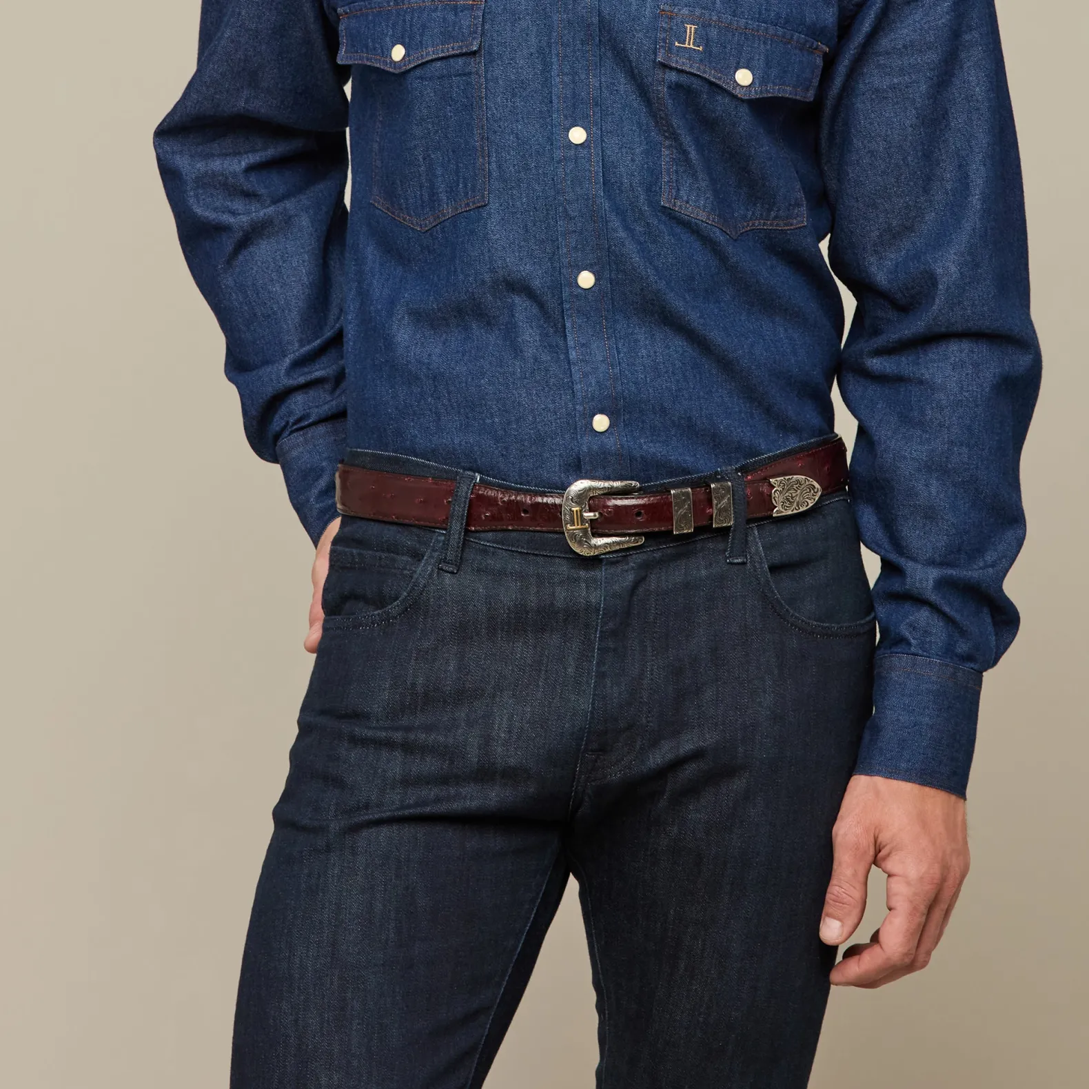 Women Lucchese Belts|Belts & Belt Accessories*Full Quill Ostrich Tapered