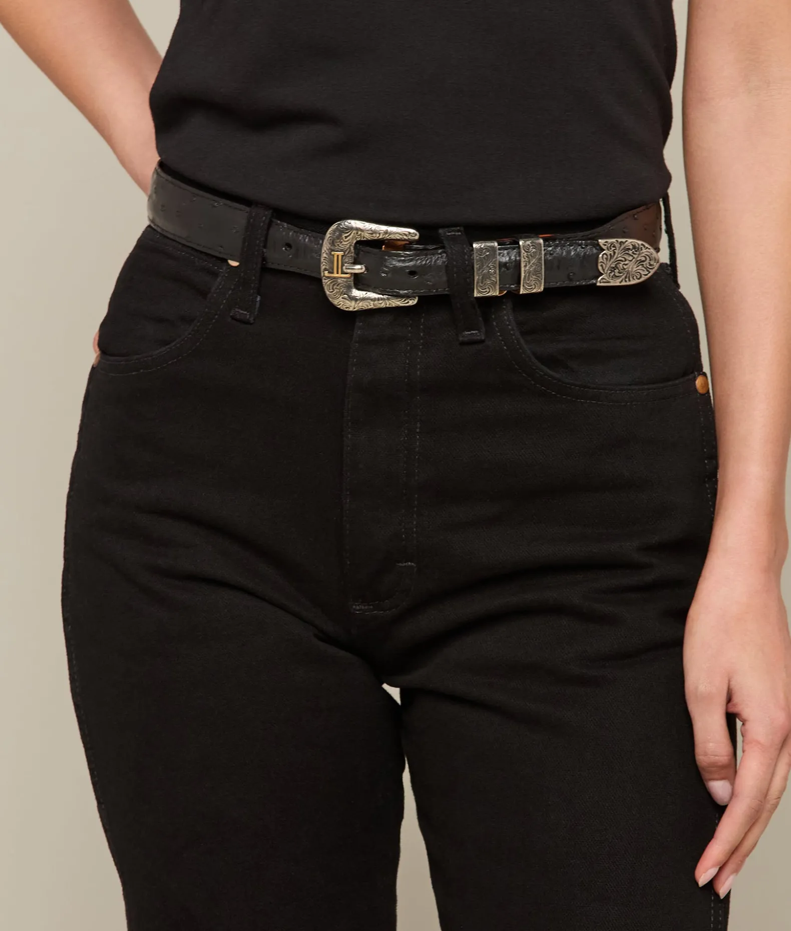 Women Lucchese Belts|Belts & Belt Accessories*Full Quill Ostrich Tapered