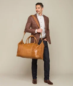 Women Lucchese Travel|Travel*Giant Gator Duffle - Large