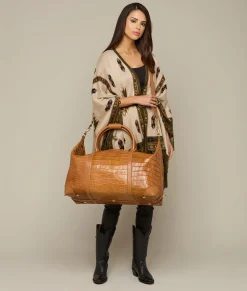 Women Lucchese Travel|Travel*Giant Gator Duffle - Large