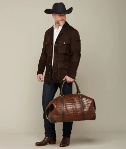 Women Lucchese Travel|Travel*Giant Gator Duffle – Large